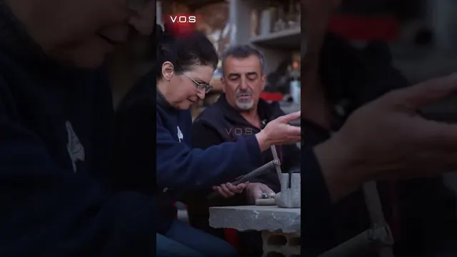 فن النحت على الحجر في السويداء | يوسف حرب من دوما يحوّل الحجر إلى تحف فنية